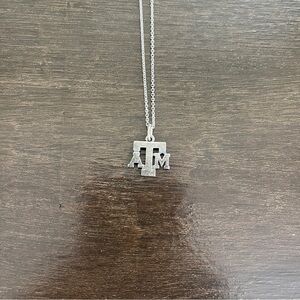 James Avery Texas A&M Charm Necklace